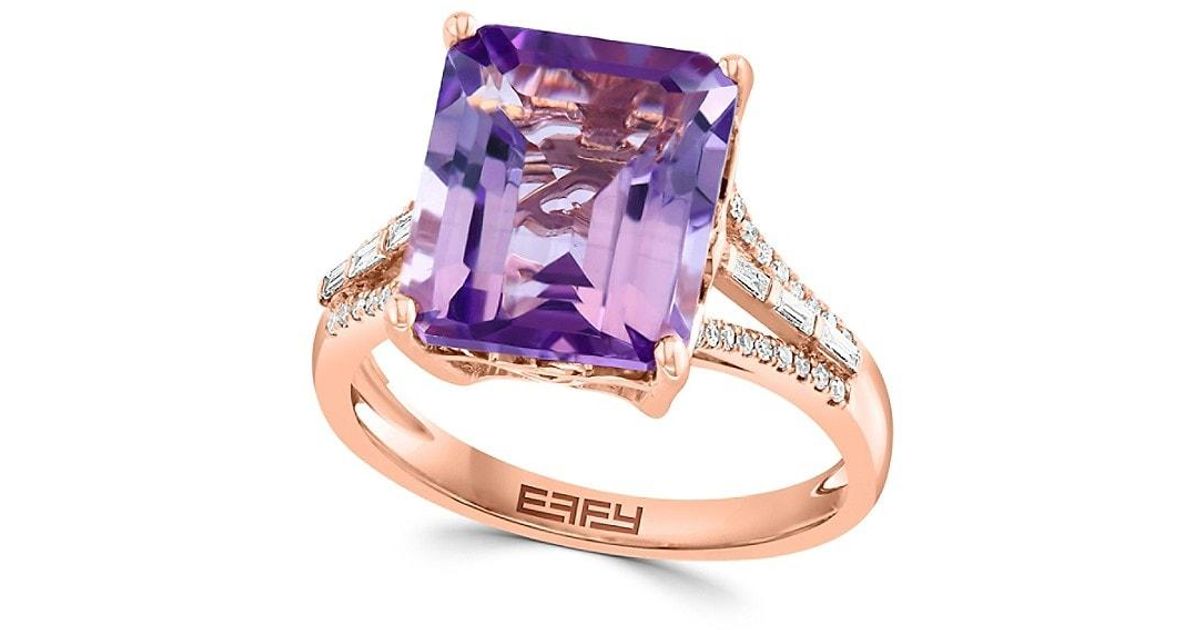 Effy pink deals amethyst ring