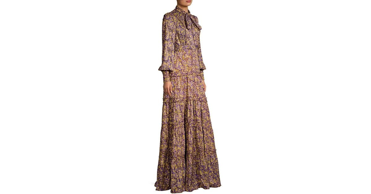 alexis margeaux floral maxi dress