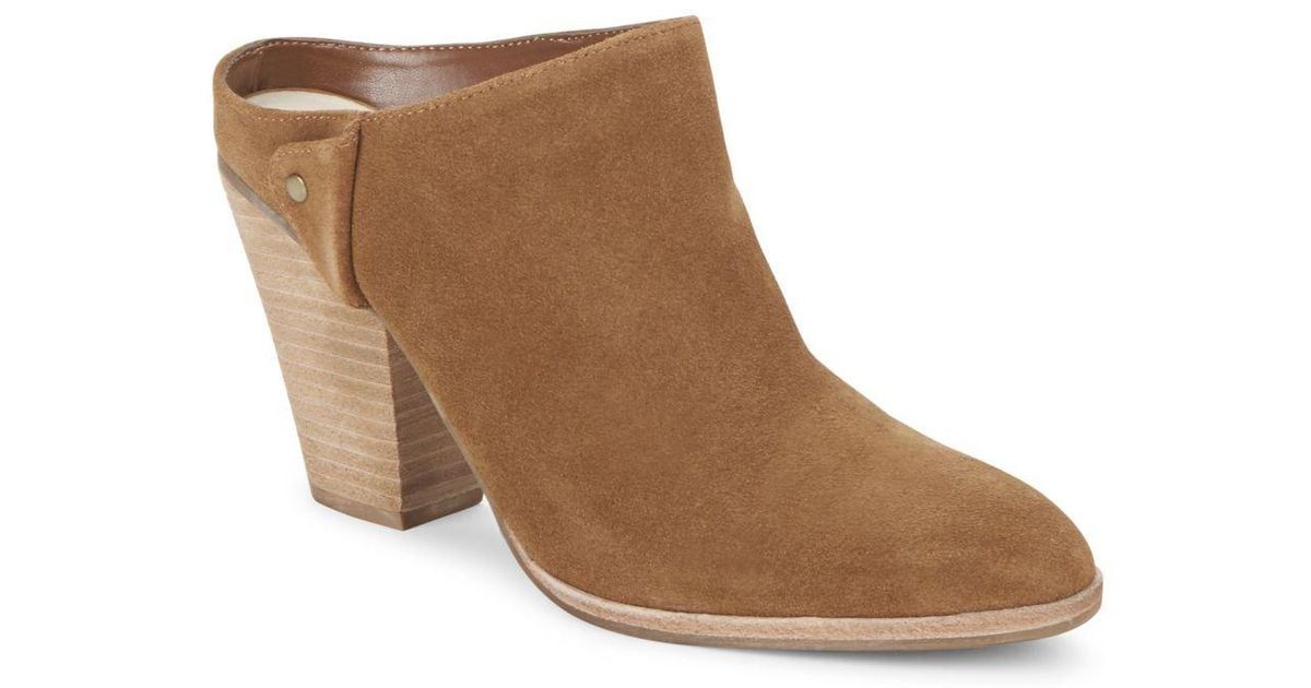steve madden tan suede mules