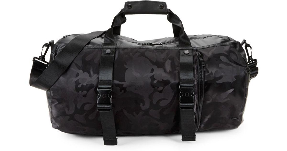 black camo duffle bag