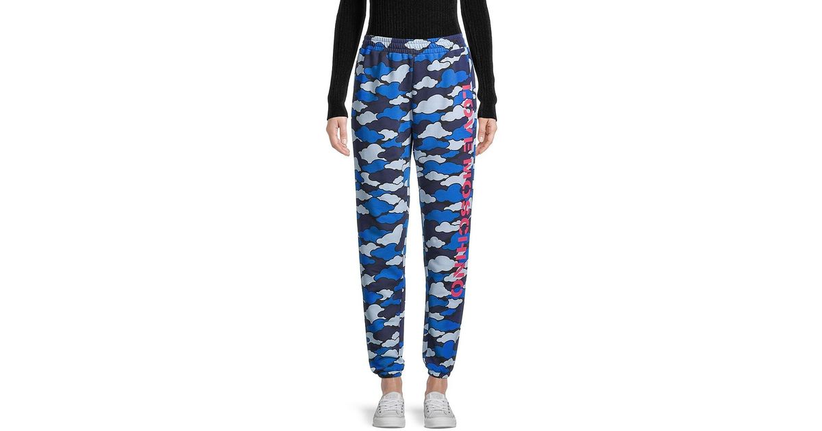 Love Moschino Cloud-print Fleece 
