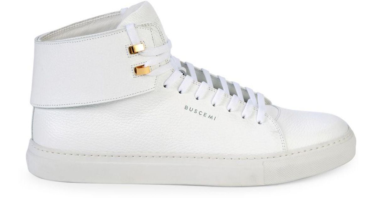 Buscemi 100mm Flap Leather High-top 