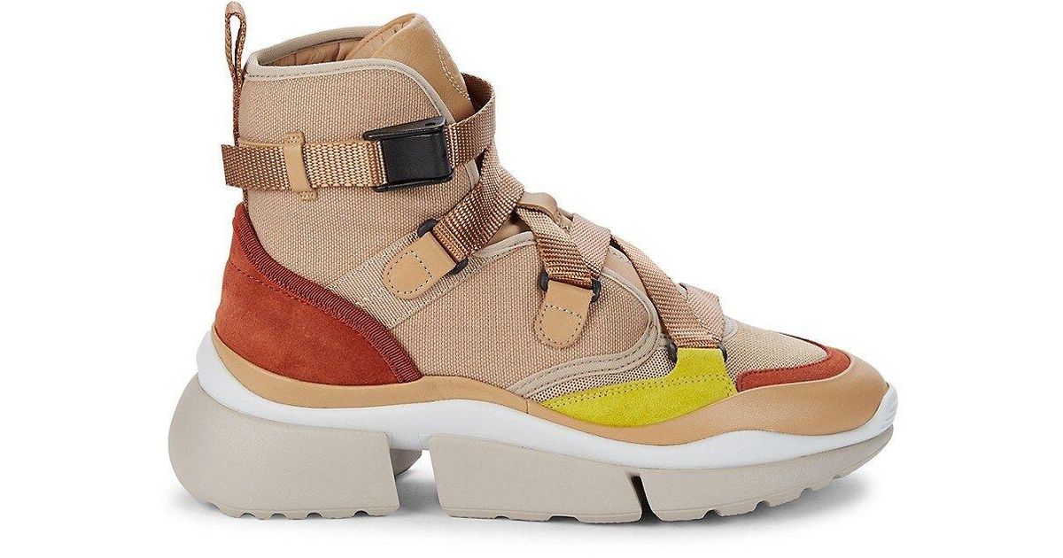 Chloe sonnie high top cheap sneakers