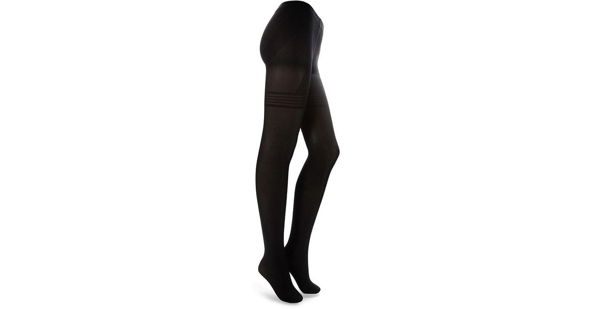 Wolford Control Top Opaque Tights in Black Lyst Canada