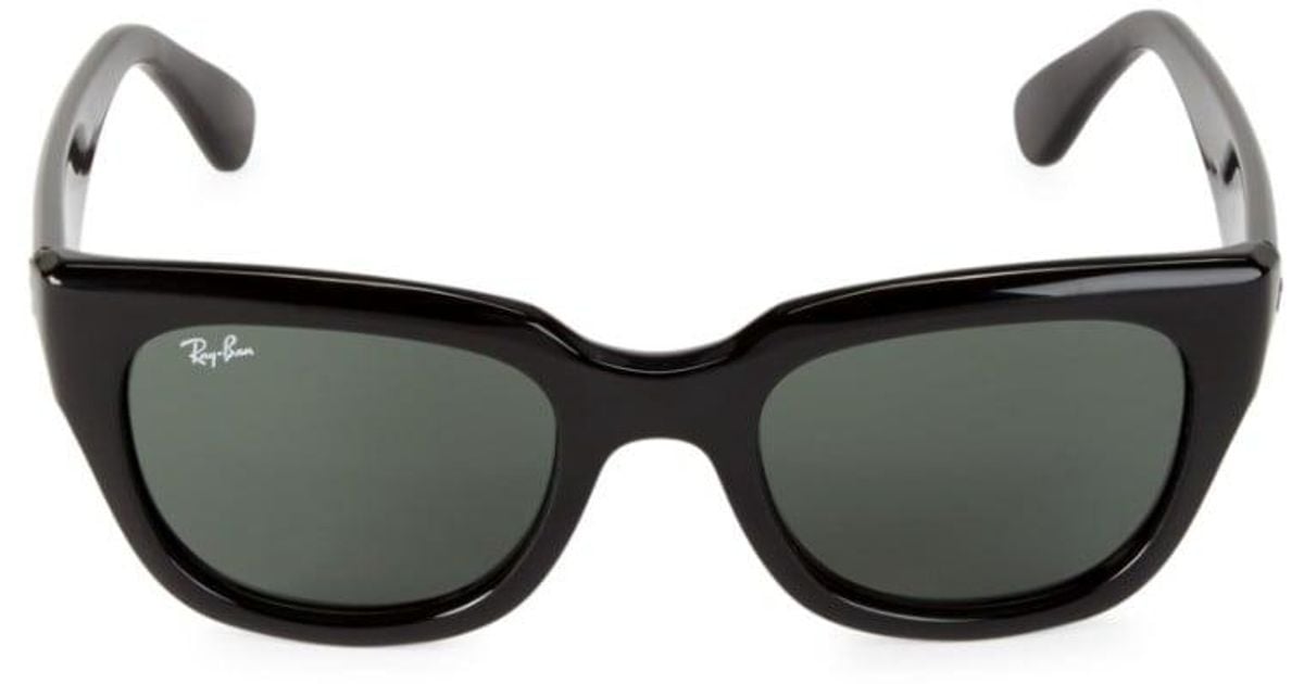 RayBan Women's Rb4178 Cat Eye Sunglasses Black Lyst
