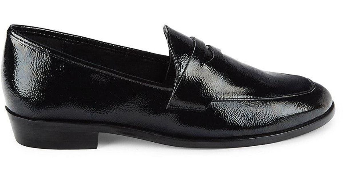 Saks Fifth Avenue Saks Fifth Avenue Maire Penny Loafers in Black | Lyst