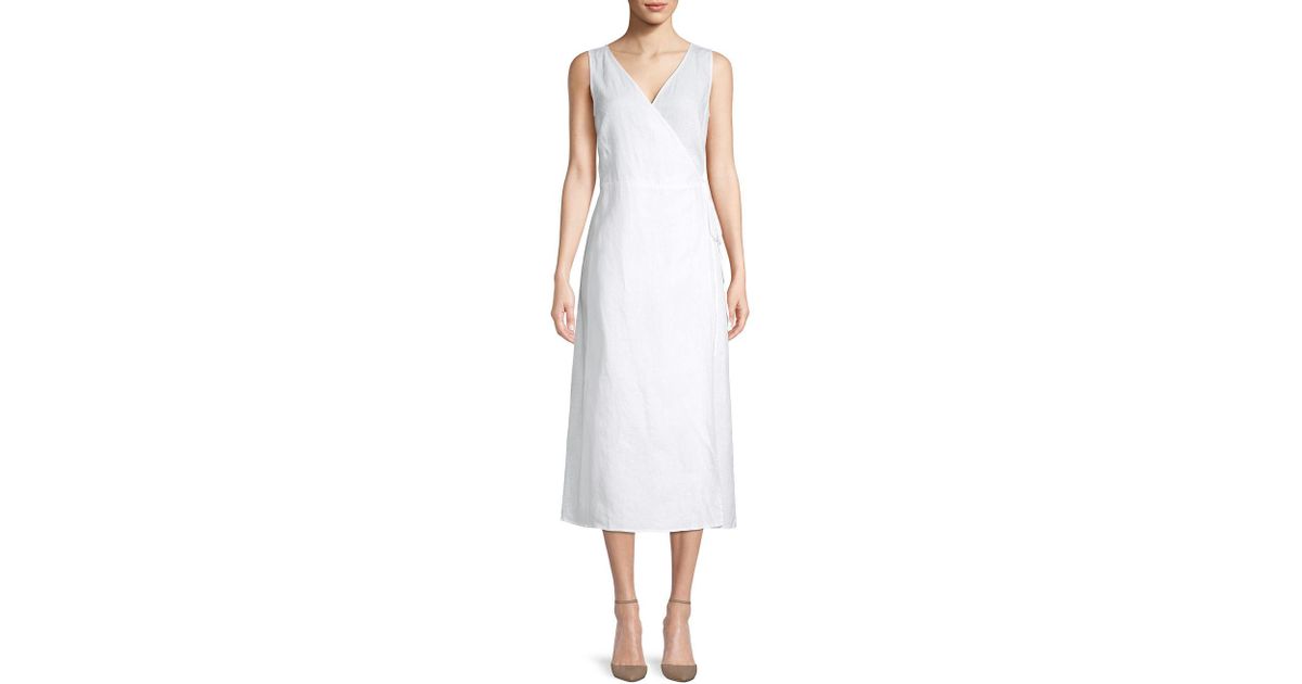 pure navy linen dress