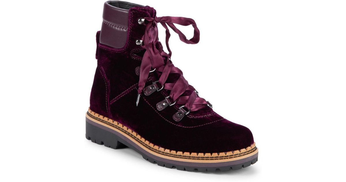 sam edelman browan velvet combat boots