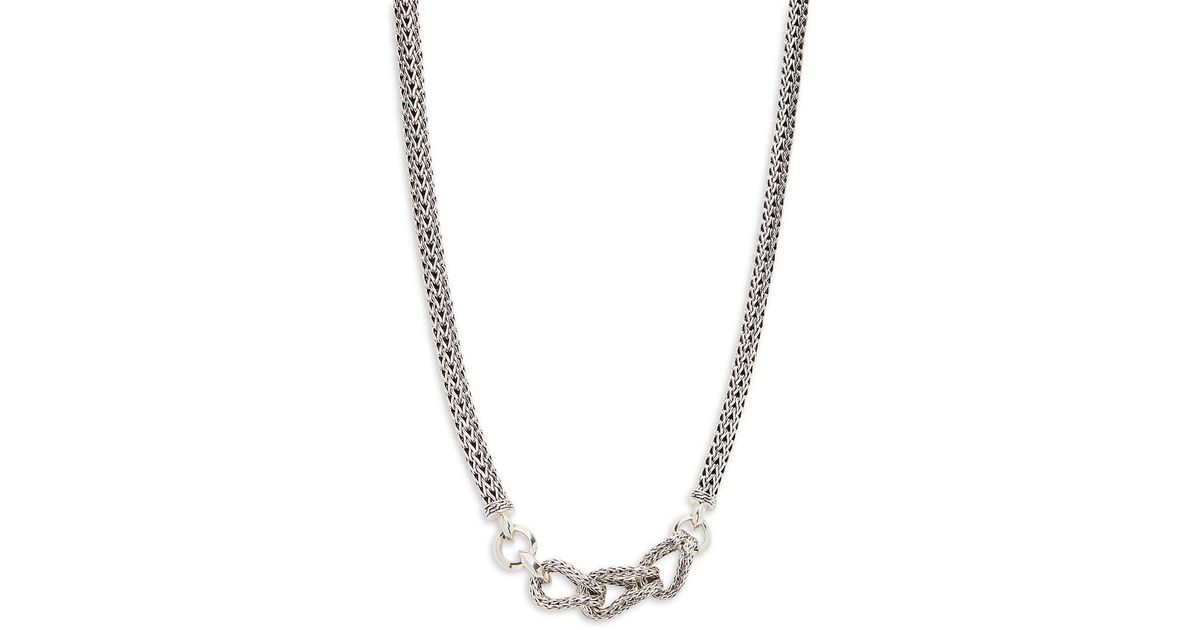 John Hardy Surf Chain Necklace in Metallic | Lyst