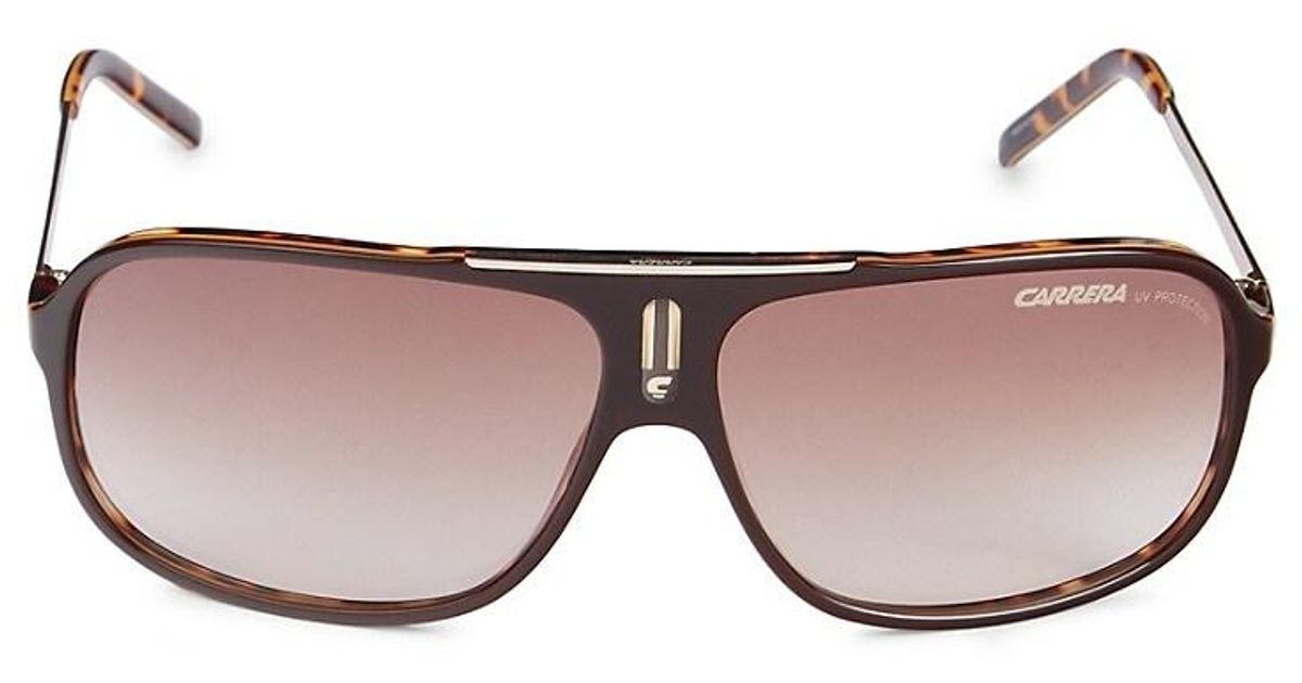 Carrera Cools 65mm Pilot Sunglasses in Brown for Men Lyst