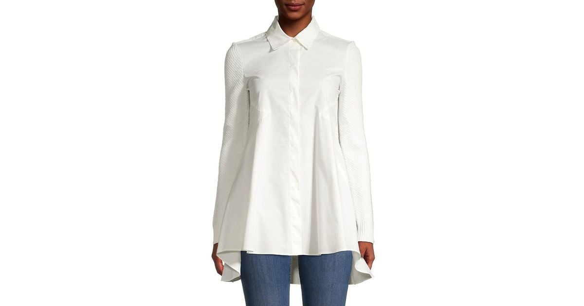 Donna karan sale white shirt