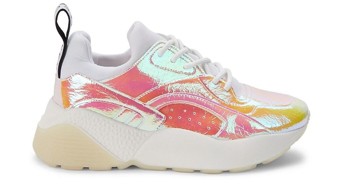 iridescent chunky sneakers