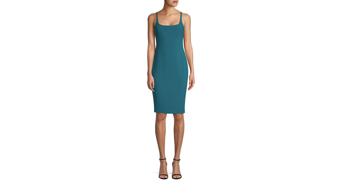 open back sheath dress