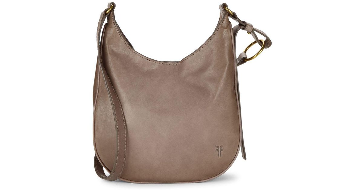 frye madison leather crossbody bag