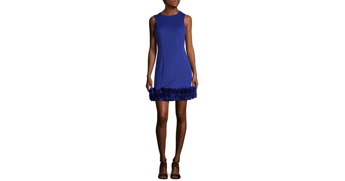 donna ricco ruffle dress