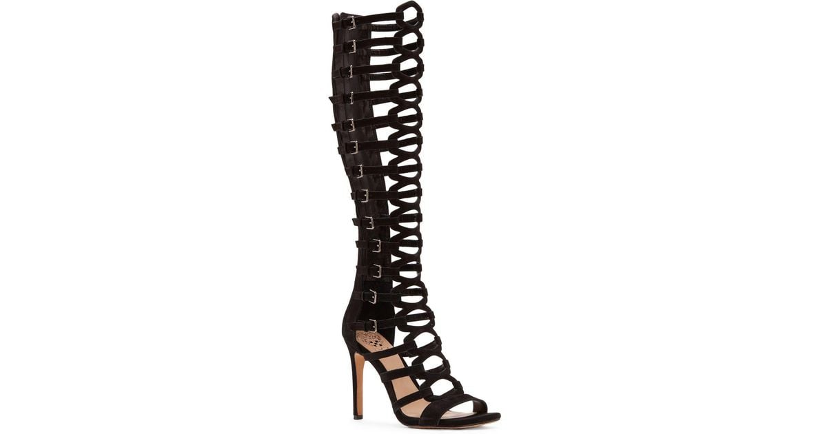 vince camuto knee high gladiator sandals
