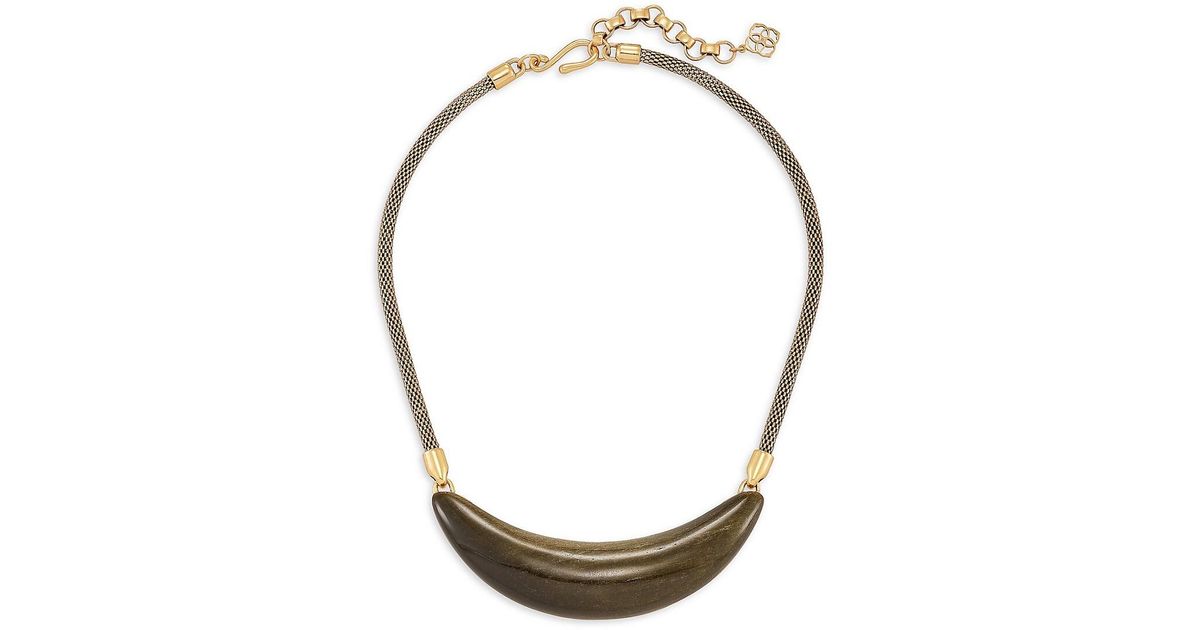 Kendra Scott Kaia 14k Yellow Goldplated Collar Necklace in Metallic Lyst
