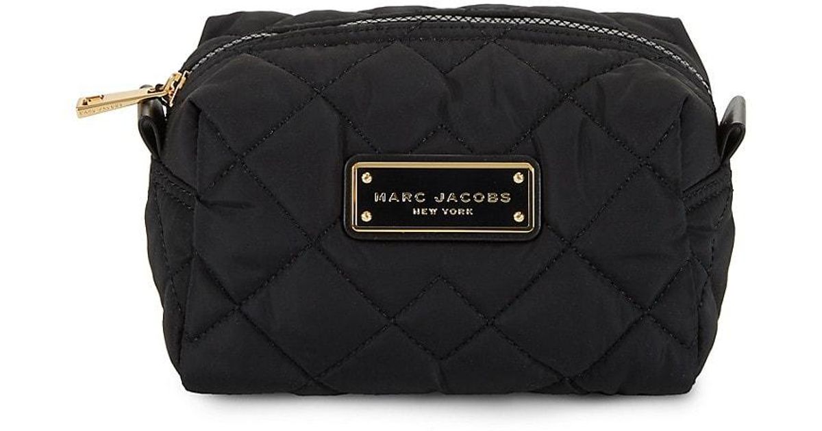 Marc Jacobs Large Quilted Cosmetic Pouch in Black - Lyst