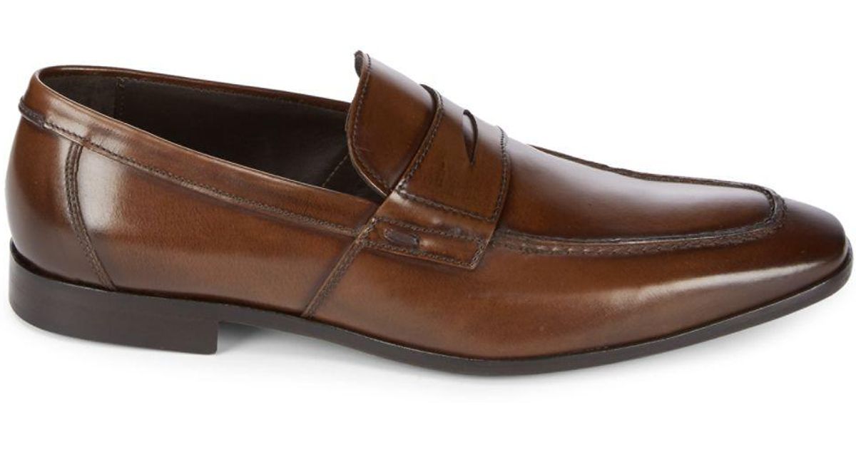 bruno magli legacy leather loafers