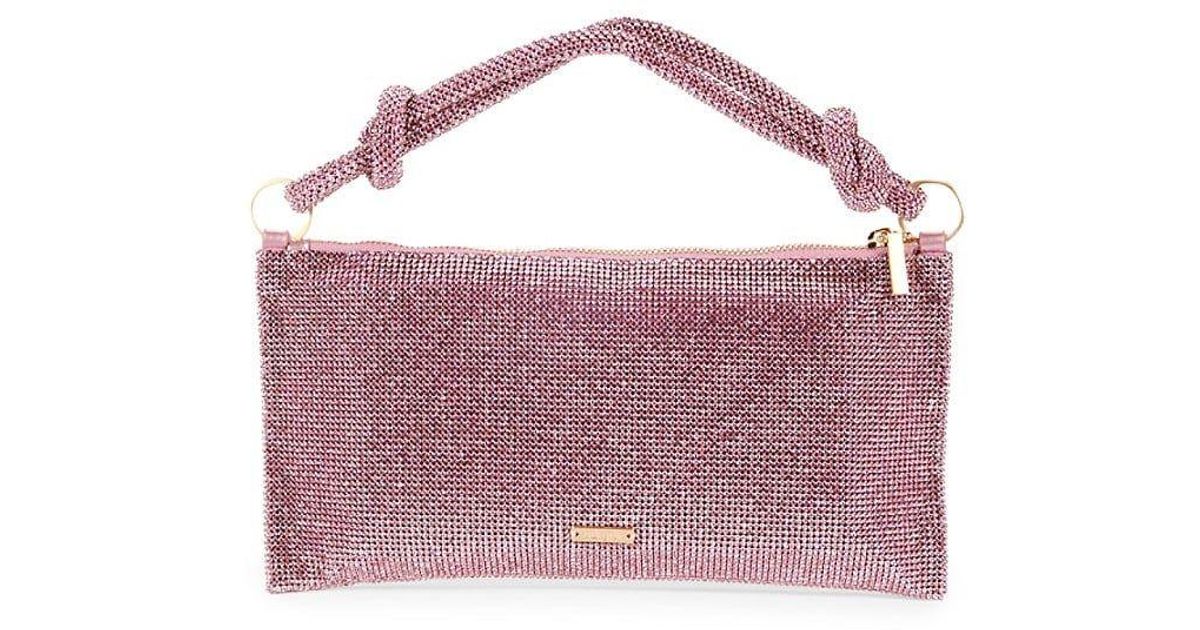 Cult Gaia Shimmer Hera Nano Top Handle Bag in Purple | Lyst