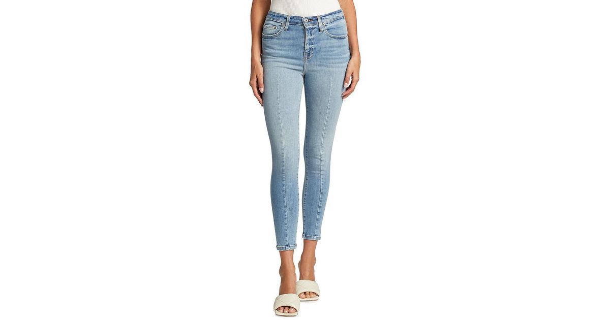Jonathan Simkhai Denim Rae Highrise Ankle Skinny Jeans in Blue Lyst