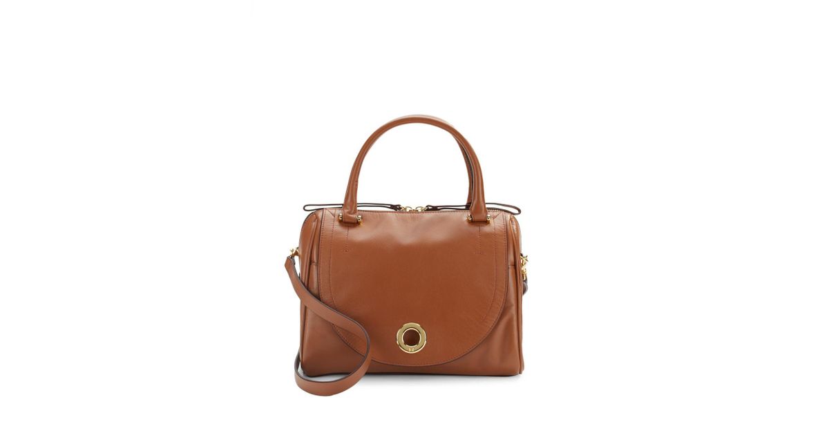 Lyst Halston Heritage Syrah Hobo Handbag In Brown