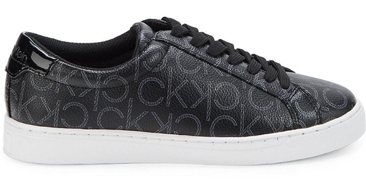 calvin klein logo sneakers