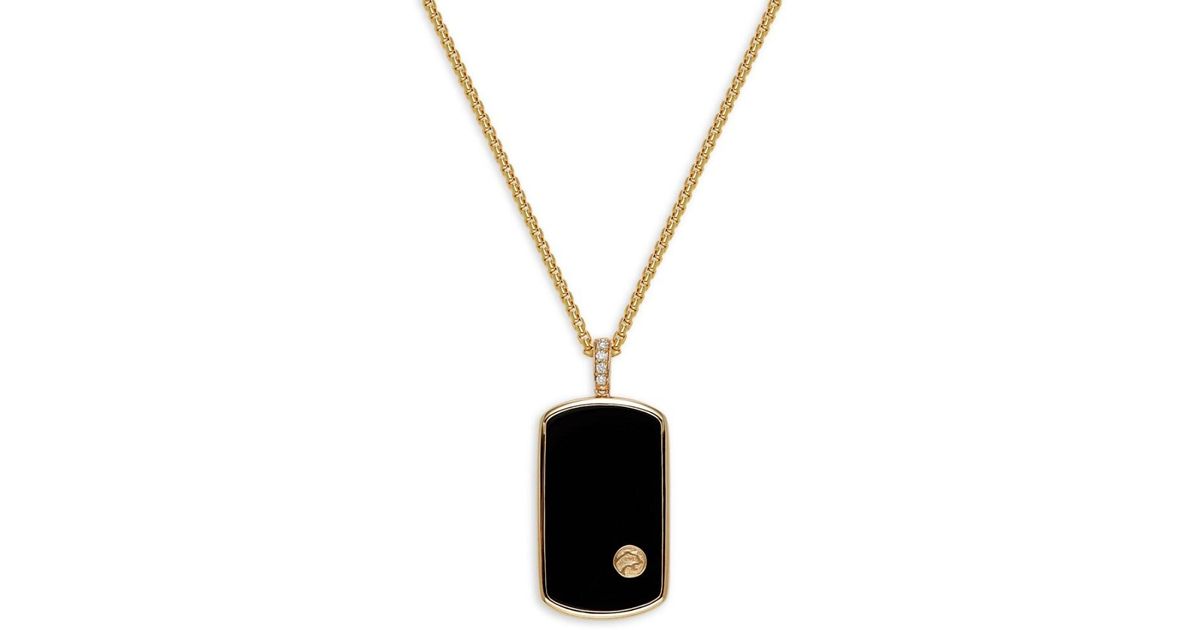 Effy dog tag necklace deals