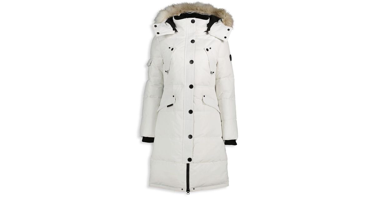 Noize Kaylee Faux Furtrimmed Parka in Gray Lyst