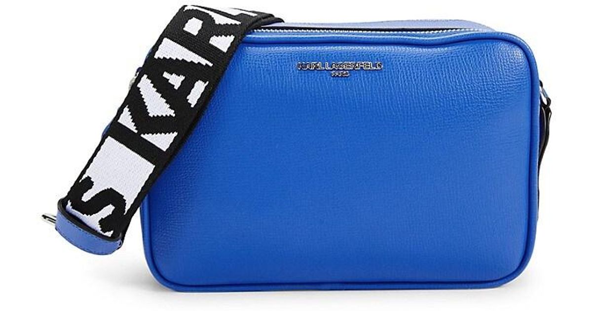 Karl Lagerfeld Maybelle Camera Crossbody Bag in Blue Lyst Canada
