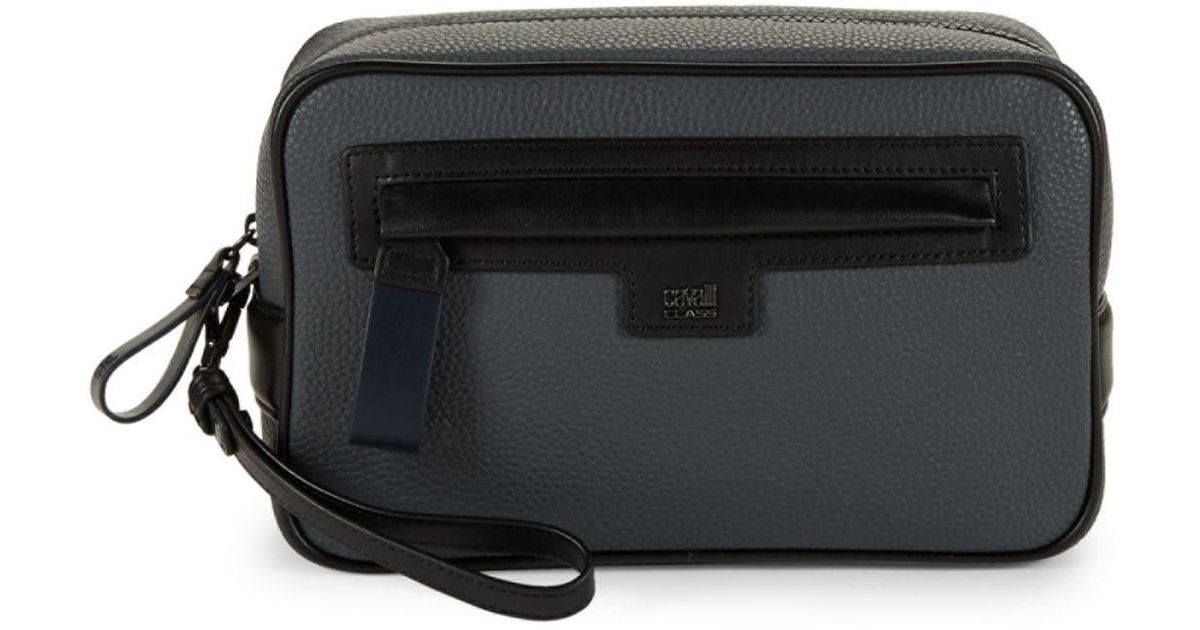 Mens Bags Toiletry bags and wash bags Class Roberto Cavalli Luggage And Travel in Black for Men 