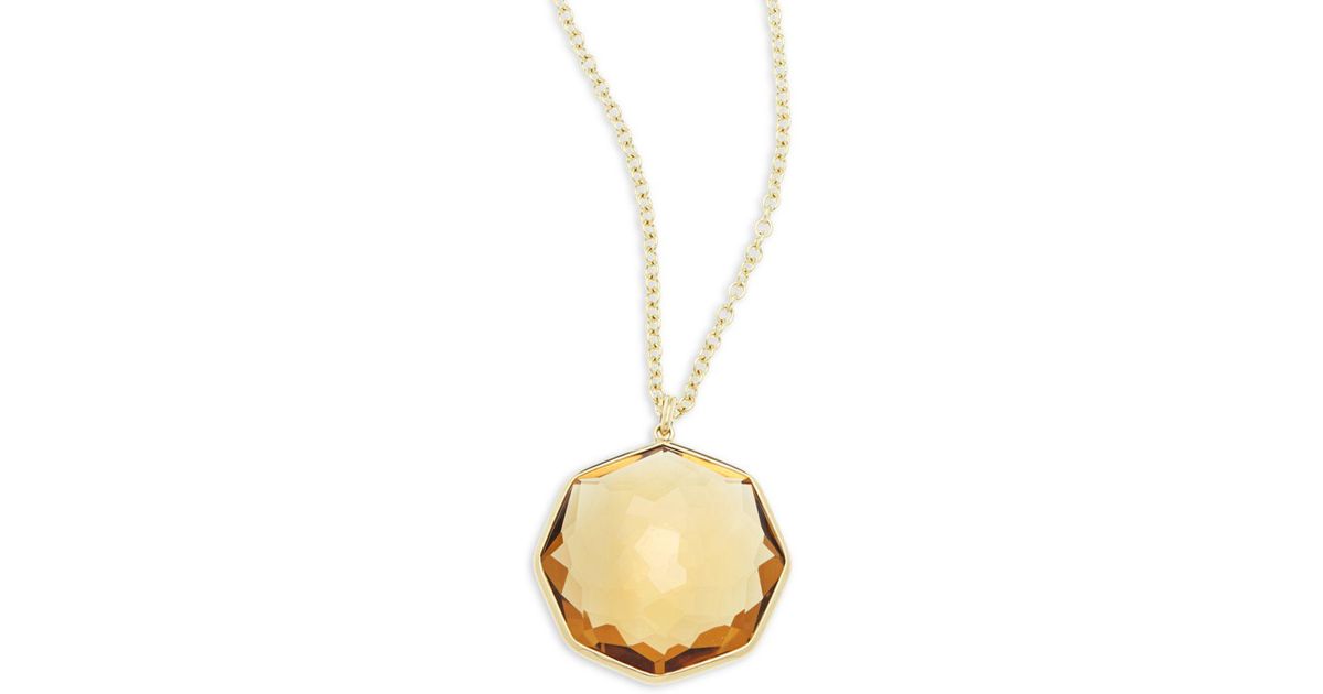 Gem Stone King 1.27 Ct Mango Mystic Topaz Black Diamond 18K Rose Gold Plated Silver Pendant