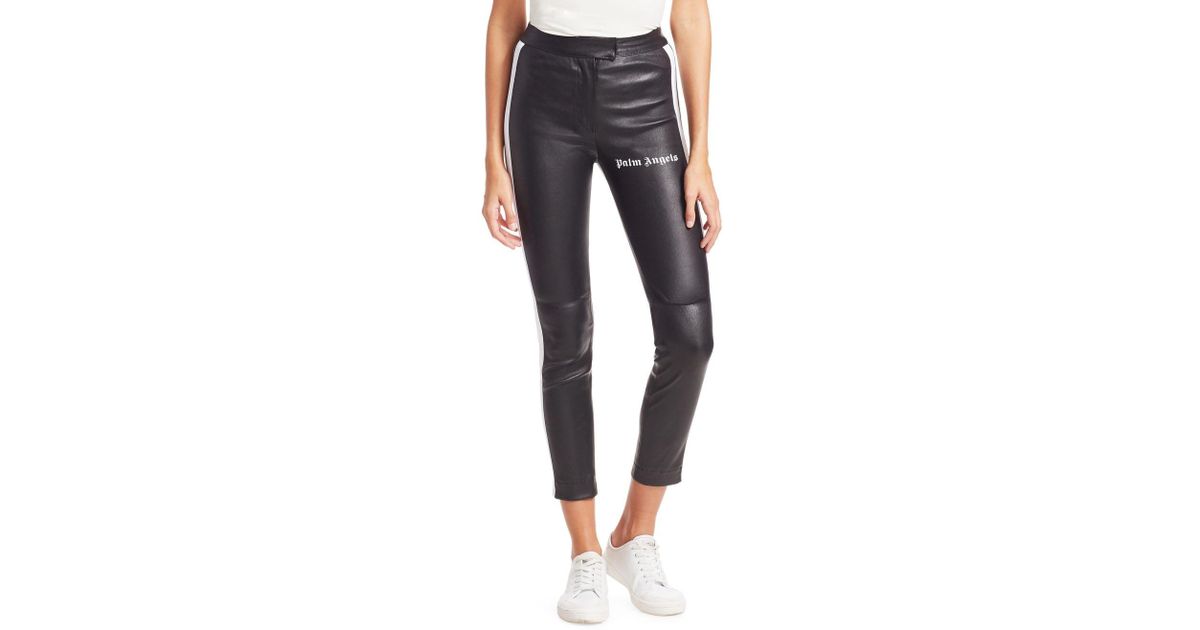 palm angels leather pants