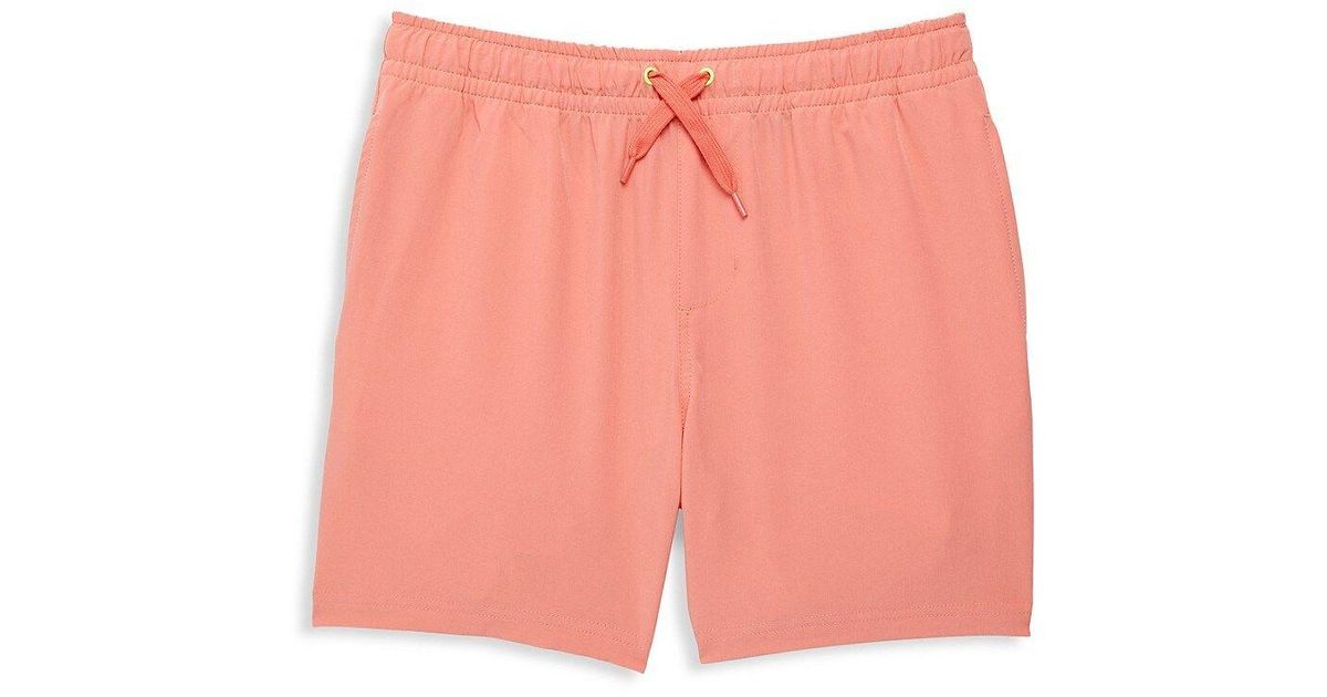 Tailorbyrd Boys Solid Swim Shorts in Pink for Men | Lyst