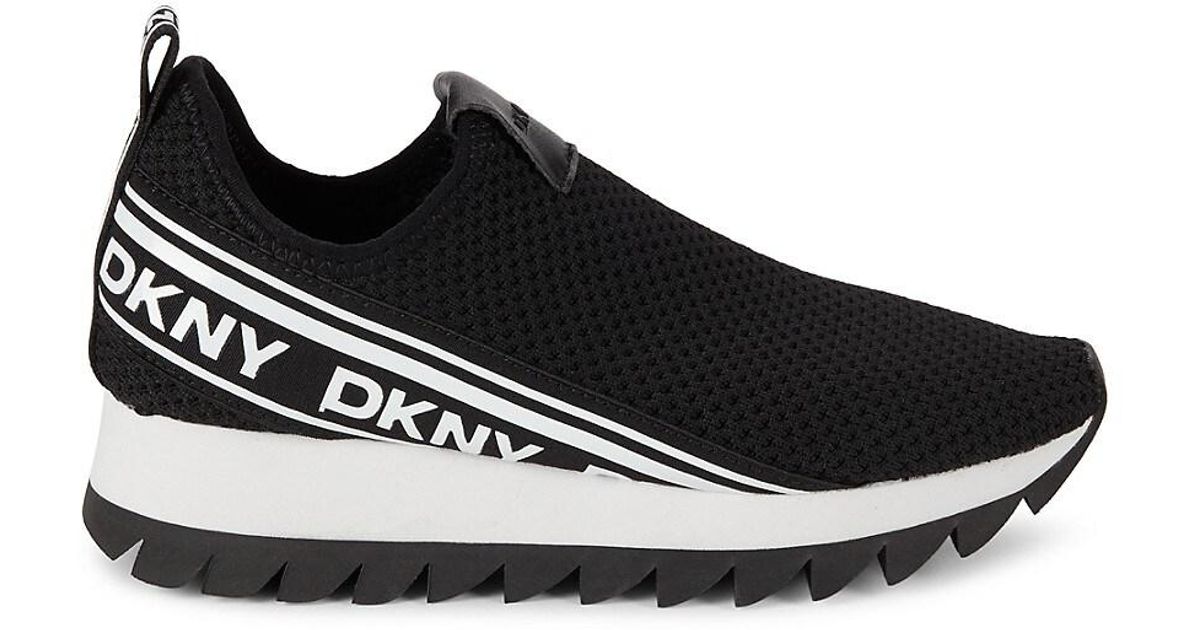 DKNY Keeva Everyday Slip On Wedge Sneaker With Logo Zapatillas Para Mujer
