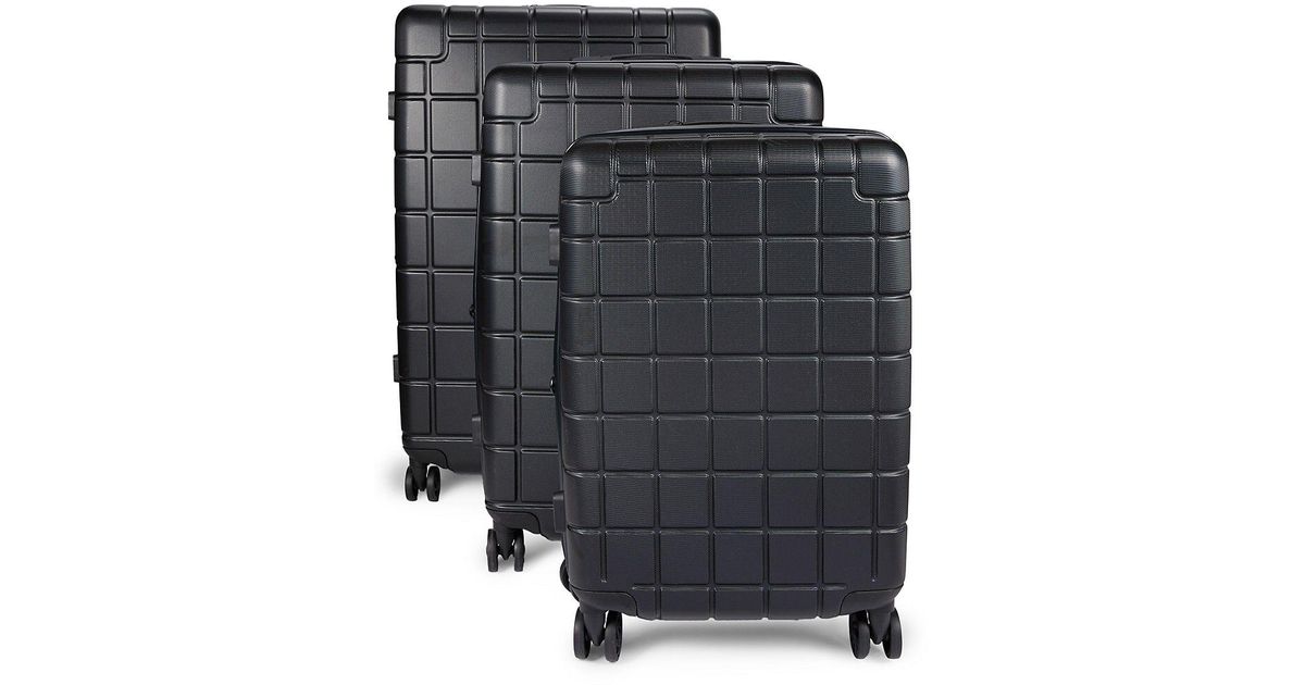 CALPAK Hardyn 3piece Geometric Luggage Set in Black Lyst