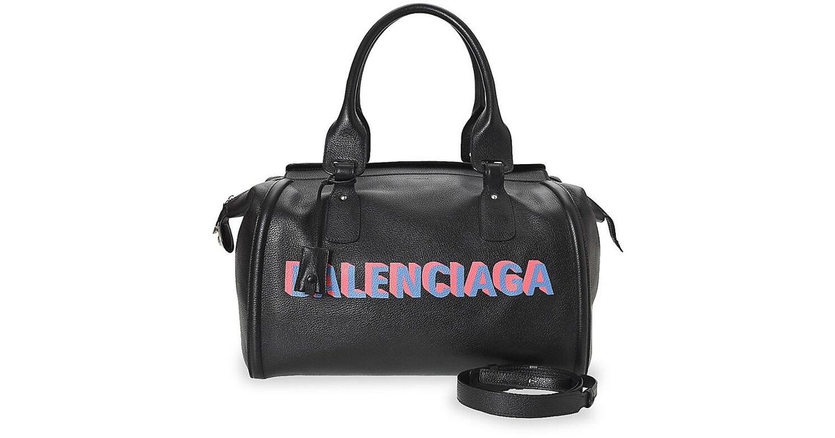 balenciaga logo bag