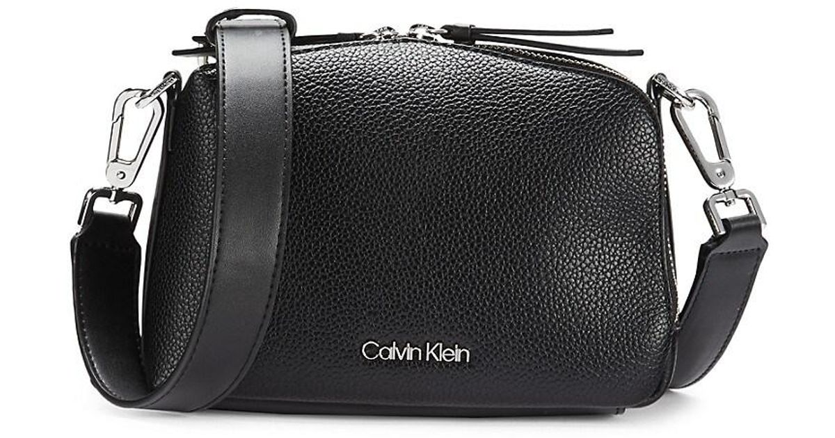 Faux Leather Crossbody Bag Calvin Klein®