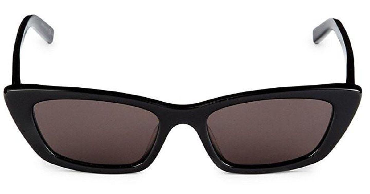 Saint Laurent 52mm Cat Eye Sunglasses in Black Lyst