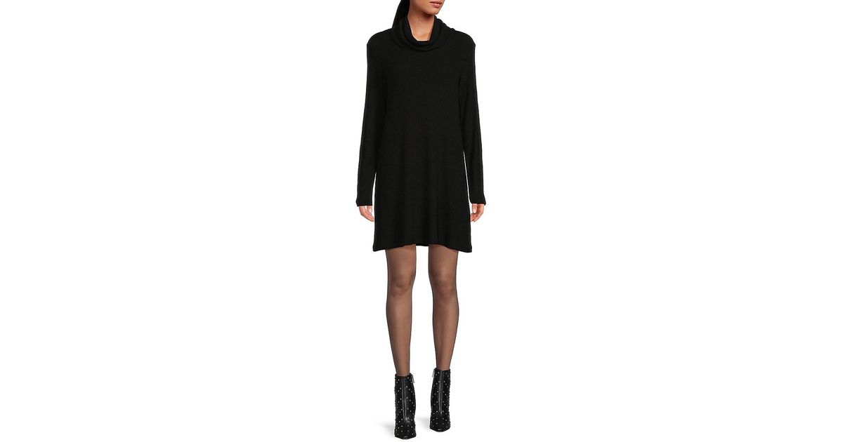 Michael Stars Black Hallee Mini Shift Dress