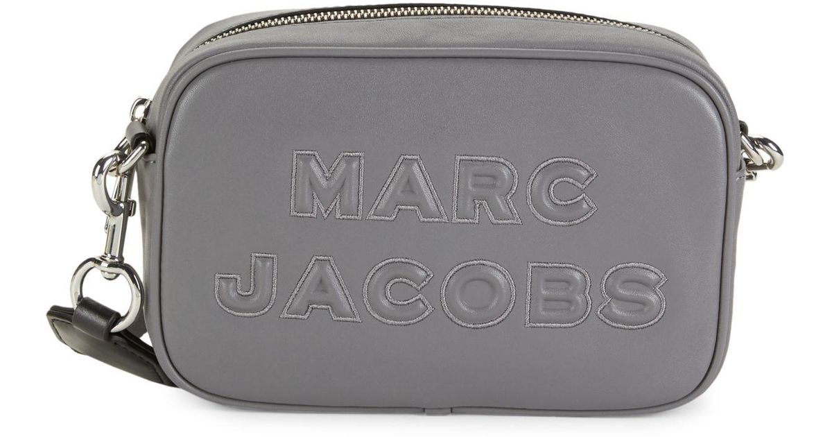 Marc Jacobs Flash Leather Crossbody in Gray Lyst
