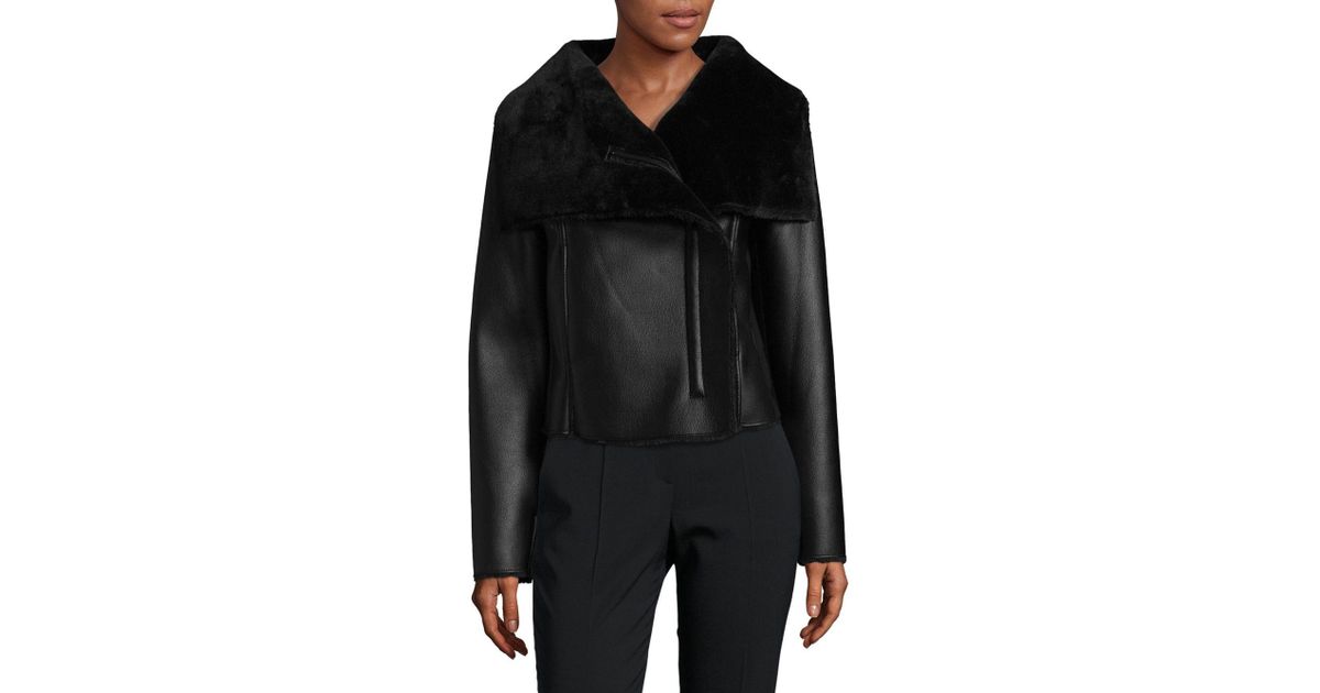 Lyst Bcbgmaxazria Clint Knit Jacket In Black