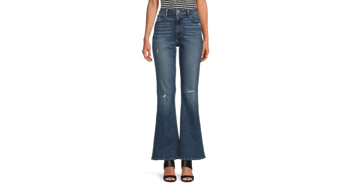 H by Hudson Hudson Heidi High Rise Flare Jeans in Blue | Lyst