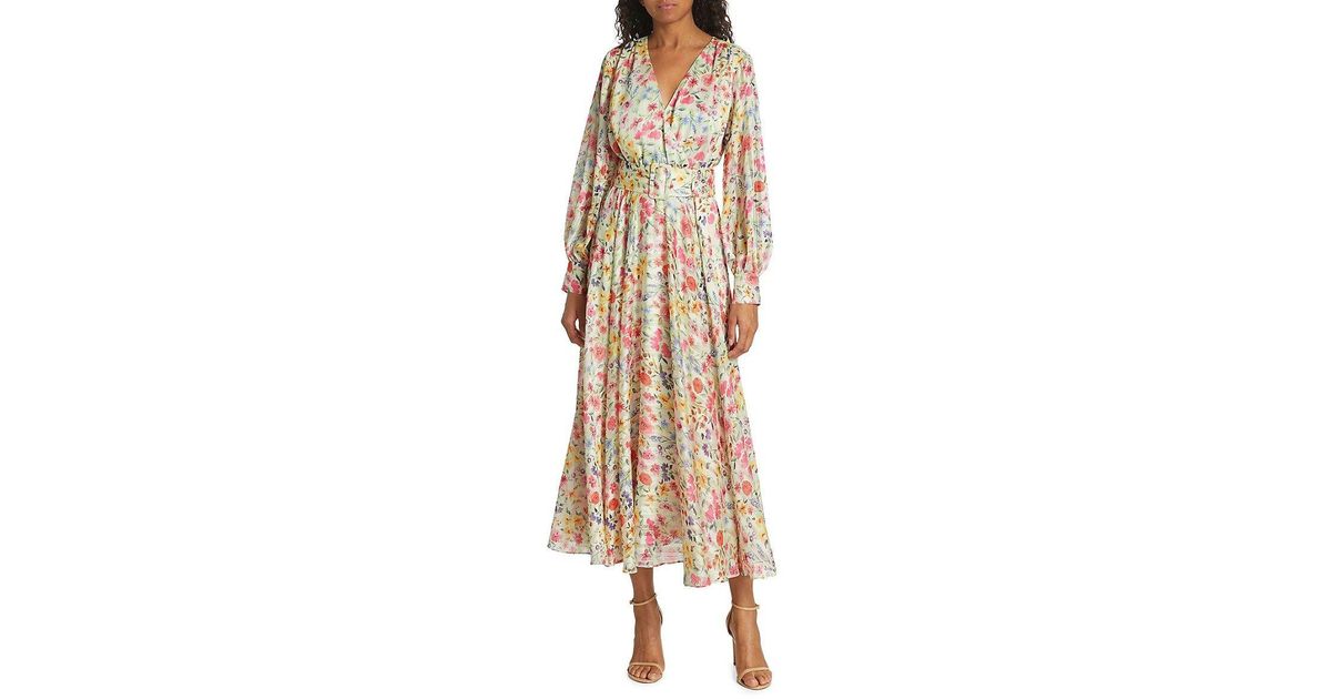 Elie Tahari The Talia Floral Maxi Dress | Lyst