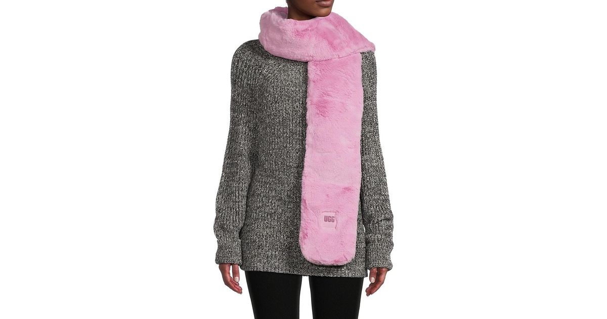 Ugg fur scarf store