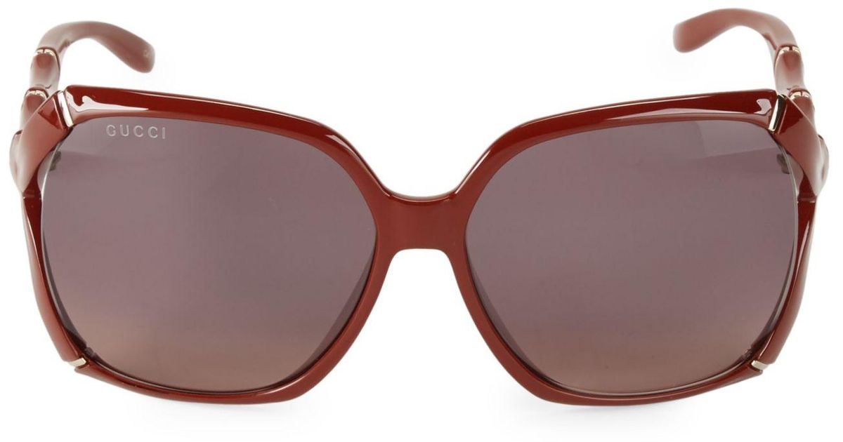 gucci red lens sunglasses