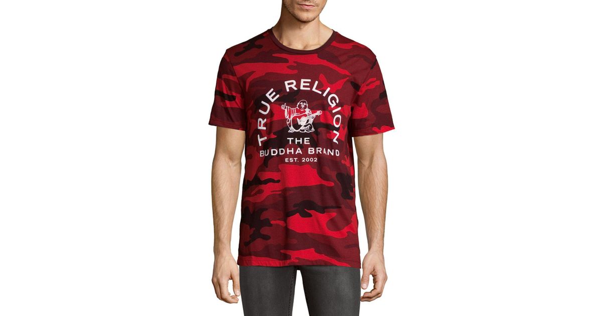 true religion camo tee