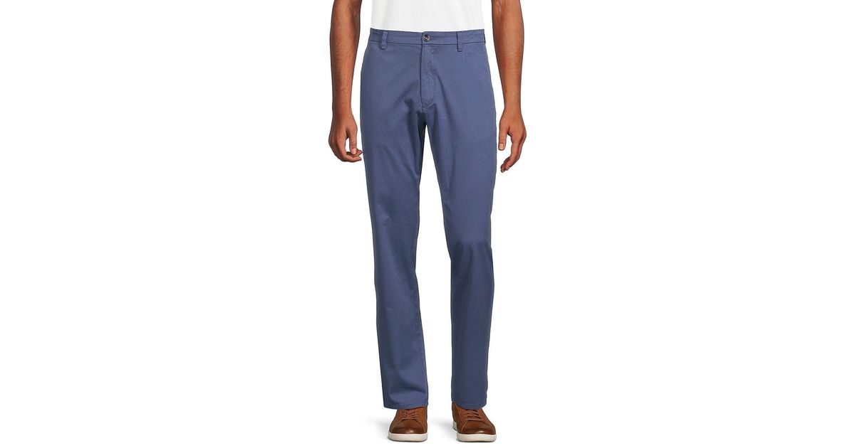 Slate & Stone Slim Fit Chino Pants in Blue for Men | Lyst