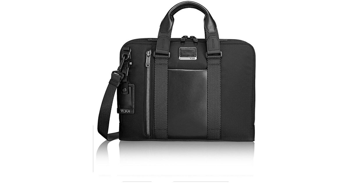Tumi alpha hot sale bravo slim briefcase