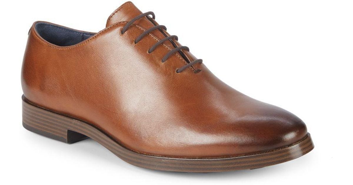 jefferson wholecut leather oxfords